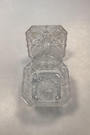 Facetslebet Glas Bonbonniere på fødder