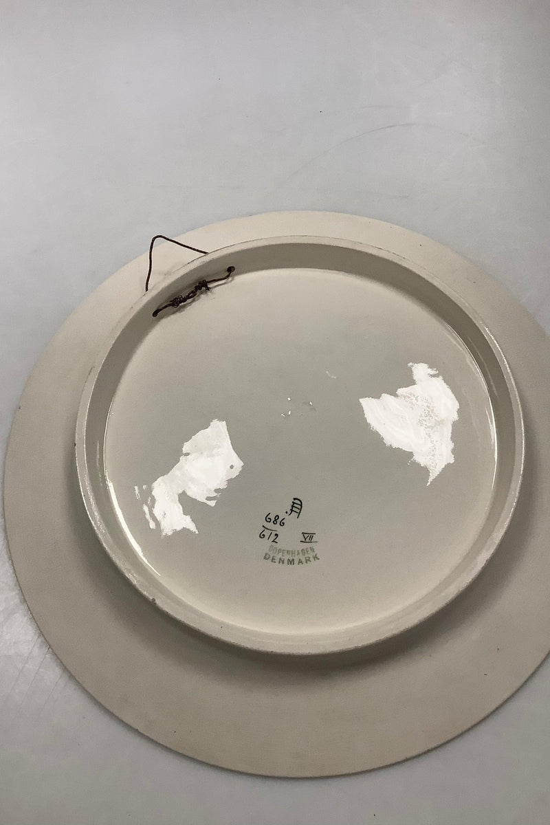 Aluminia Stor Juleplatte fra 1909