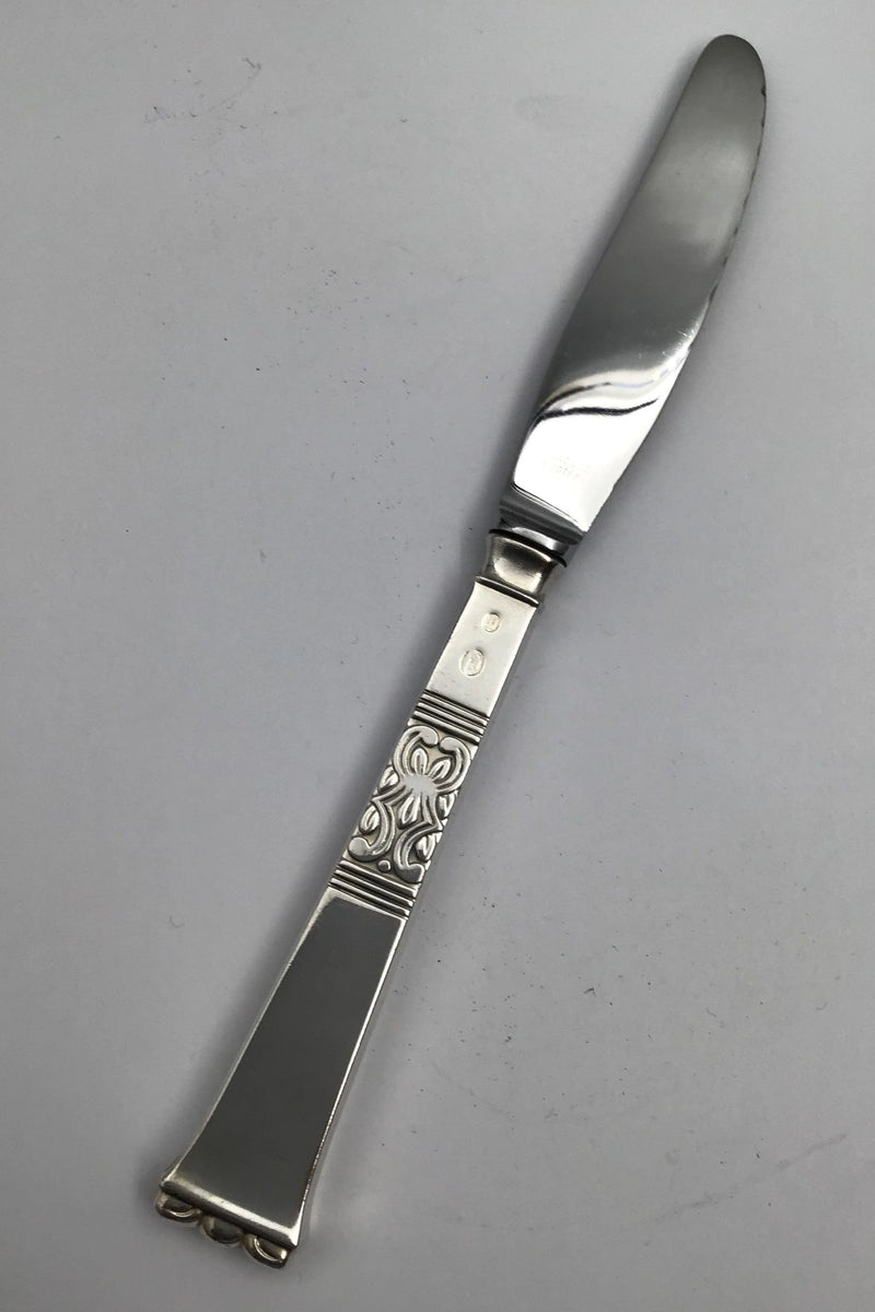 Frigast Sølv Rigsmønstret Middagskniv (Skær)