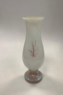 Fyns glasværk vase med Bertel Thorvaldsen motiv