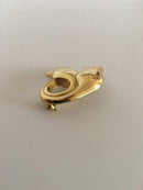 Georg Jensen 18K Gold Brosche Nr. 1100