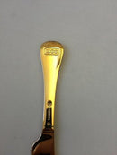 Georg Jensen Årskniv 1980 i Forgyldt Sterling Sølv med emalje.