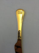 Georg Jensen Annual Knife 1982 in gilded Sterling Silver with enamel.