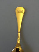 Georg Jensen Årsske 1974 i forgyldt Sterling Sølv