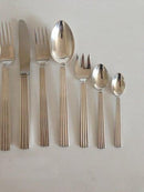 Georg Jensen Bernadotte Sterling Silver Dinner and Lunch Flatware set 108 pieces