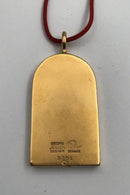 Georg Jensen Forgyldt Messing Vindue Vedhæng No. 5201