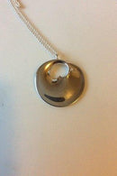 Georg Jensen Sterling Silber Halskette mit verstecktem Herz Vivianna Torun Bülow-Hübe