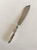 Georg Jensen Cactus Layered Cake Knife In Sterling Silver and Stainless Steel