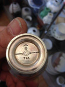 Georg Jensen Sterling Silver Salt Cell Acorn with green enamel No 741