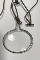 Georg Jensen Cloth Cord with Sterling Silver Pendant No 400 (Magnifying glass) トルン