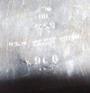 Georg Jensen Marmeladendeckel aus Sterlingsilber Nr. 906