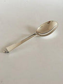Georg Jensen Pyramid Sterling Silver Medium Serving Spoon No 113