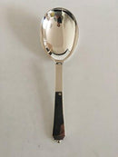 Georg Jensen Pyramide Sterling Sølv Stor Servingsske No 111