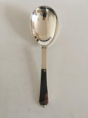 Georg Jensen Pyramide Sterling Sølv Stor Servingsske No 111