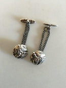 ジョージ ジェンセン シルバー カフリンクス No 28