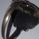 Georg Jensen Silver Ring with ambor No 11A