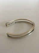Georg Jensen Sterling Silver ブレスレット No 31B （ブルーオーナメント付き