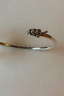 Georg Jensen Sterling Silber Armreif, "Mondscheintrauben"
