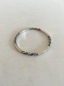 Georg Jensen Sterling Silver Bangle No 17C