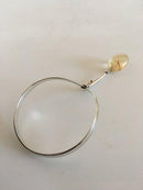 Georg Jensen Sterling Sølv Armring No 205 og Vedhæng No 130 med Rutil Quartz