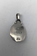 Georg Jensen Sterling Sølv Årssmykke Vedhæng 1997.