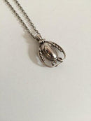 Georg Jensen Sterling Silber Jubiläumsanhänger von 1990