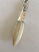 Georg Jensen纯银Brevåbner 128号，手柄为象牙色。