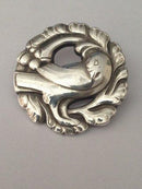 Georg Jensen Sterling Silver Brooch Due No 134 1933-1944年製