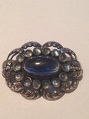 Georg Jensen Sterling Sølv Broche med 15 sten No 160