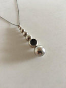 Georg Jensen Sterling Sølv Cava Halskæde