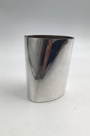 Georg Jensen Sterling Sølv Ellipseformet Vase / Bæger Verner Panton