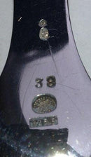 ジョージ ジェンセン スターリングシルバー 透かし彫りサービングスプーン No 38