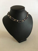 ジョージ ジェンセン スターリング シルバー ネックレス アメジスト No 57