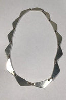 Georg Jensen Sterling Sølv Halskæde Peak