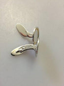Georg Jensen Sterling Sølv Manchetknapper med forgyldninger No 75B