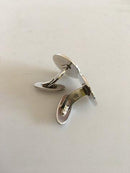 Georg Jensen Sterling Silver Cufflinks No 68 with Copenhagen Logo (ジョージ ジェンセン スターリング シルバー カフスボタン コペンハーゲンロゴ)