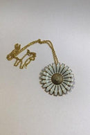 Georg Jensen Sterling Silber Marguerite Halskette (Brosche)