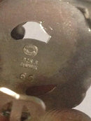 Georg Jensen Sterlingsilber-Ohrringe mit Silbersteinen Nr. 66