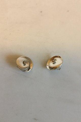 Georg Jensen Sterling Sølv Øreklips No 371A