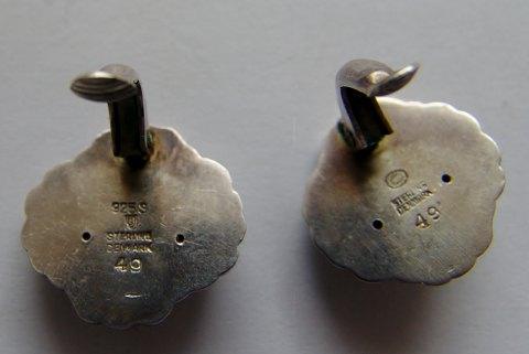 Georg Jensen Sterling Silver Ear Clip No 49(ジョージ ジェンセン スターリング シルバー イヤクリップ No 49