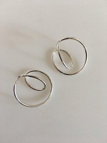 Georg Jensen Sterling Silver Earrings by Allan Scharff