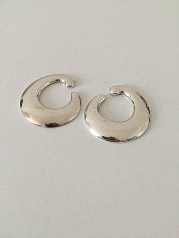 Georg Jensen Sterling Sølv Øreringe af Torun No 368