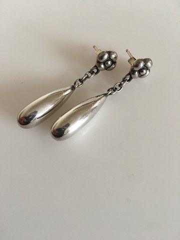 Georg Jensen Sterling Sølv Øreringe (Stikker) No. 18