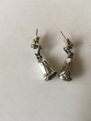 乔治-延森纯银耳钉