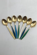 Georg Jensen Sterling Silver Ornamental Mocha Mask Set (7)