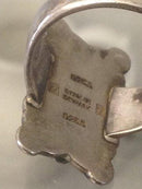 Georg Jensen Sterling Silver ring with Granat stones