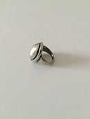 Georg Jensen Sterling Silver Ring with Silver Stone No 46A