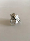 Georg Jensen Sterling Silver Ring No 46E with Silver Stones（ジョージ ジェンセン スターリングシルバー リング No 46E シルバーストーン