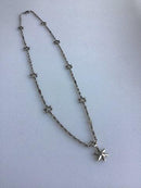 Georg Jensen Sterling Silver Star Necklace（スターネックレス