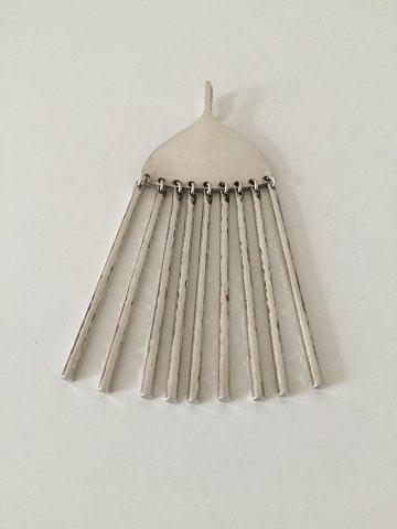 Georg Jensen Sterling Silver Pendant by Bent Gabrielsen No 142